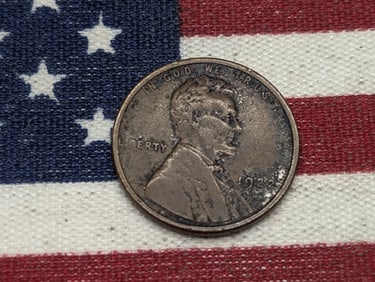 1922 D Lincoln Penny, Brown