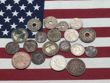 (19) Mixed Foreign Coins