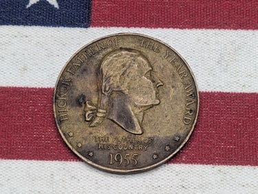 1955 Hickok Father Of The Year Award Token