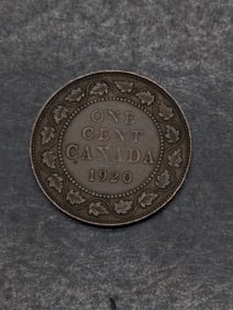 1920 Canada Large Cent, 105 Years Old