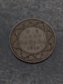 1919 Canada Large Cent, 106 Years Old