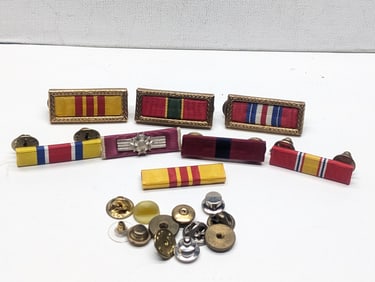 Lot Of Assorted U.S. Military Ribbons & Accessories