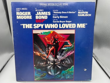 1977 James Bond 007 The Spy Who Loved Me Original Motion Picture Score Vinyl Album - UA-LA774-H