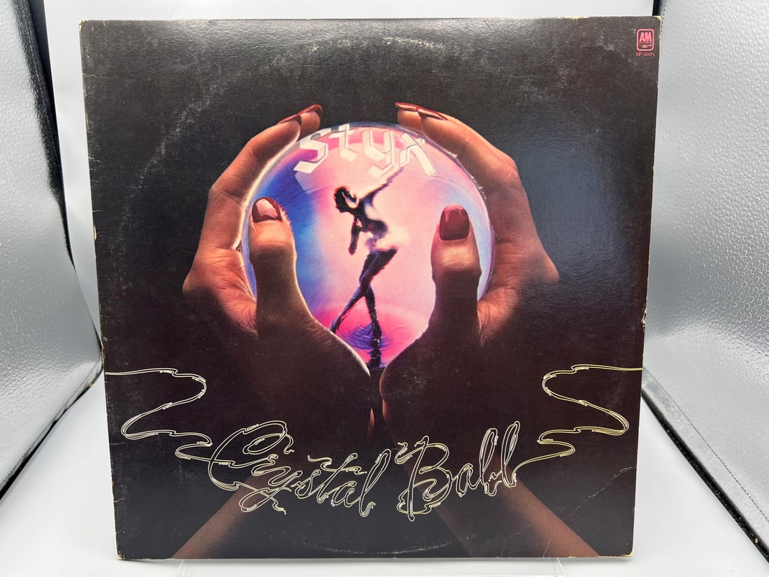 1976 Styx Crystal Ball Vinyl Album - SP-4604: 1976 Styx Crystal Ball Vinyl Album - SP-4604 - Records have not been tested by the auction house for play quality. All items are sold as is.