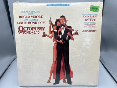 1983 James Bond 007 Octopussy Original Motion Picture Soundtrack Vinyl Album - SP-4967