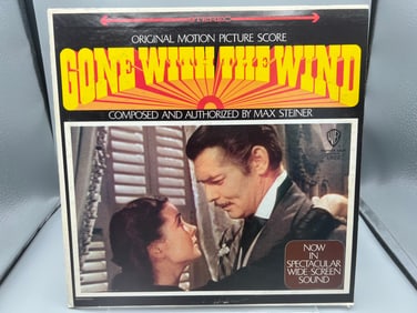 Unknown Release Date Gone With The Wind Original Motion Picture Score Reissue Vinyl Album - WS 1322