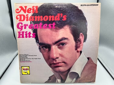 1968 Neil Diamond's Greatest Hits Repress Vinyl Album - BLPS 219