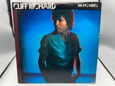 1980 Cliff Richard I'm No Hero Reissue Vinyl Album - SW-17039