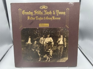 1970 Crosby, Stills, Nash, & Young Déjà Vu Vinyl Album - SD 7200