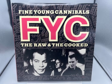 1989 Fine Young Cannibals The Raw And The Cooked Vinyl Album - IRS-6273