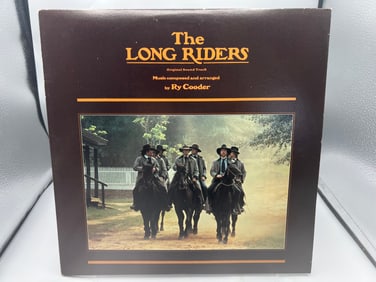 1980 Ry Cooder The Long Riders Original Motion Picture Soundtrack Vinyl Album - HS 3448