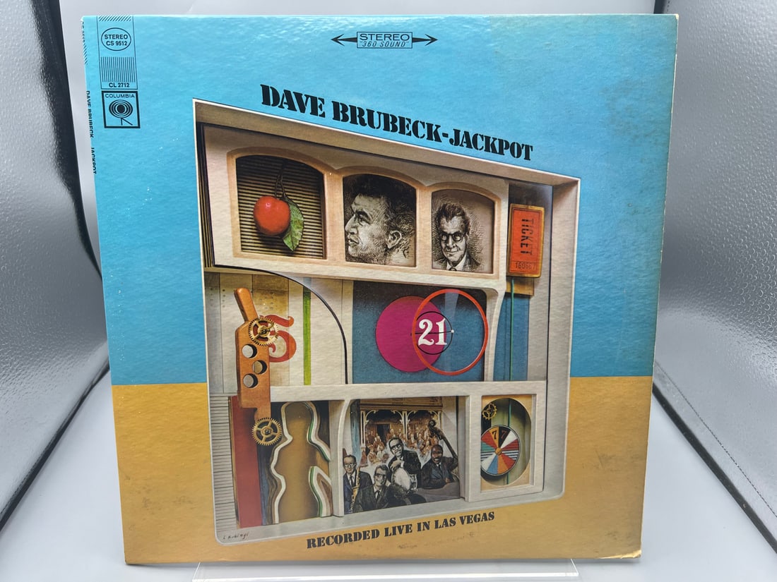 1968 Dave Brubeck Jackpot Vinyl Album - CS 9512: 1968 Dave Brubeck Jackpot Vinyl Album - CS 9512 - Records have not been tested by the auction house for play quality. All items are sold as is.