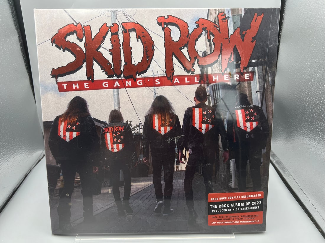 2022 Skid Row The Gang's All Here Factory Sealed Vinyl Album: 2022 Skid Row The Gang's All Here Factory Sealed Vinyl Album - Records have not been tested by the auction house for play quality. All items are sold as is.