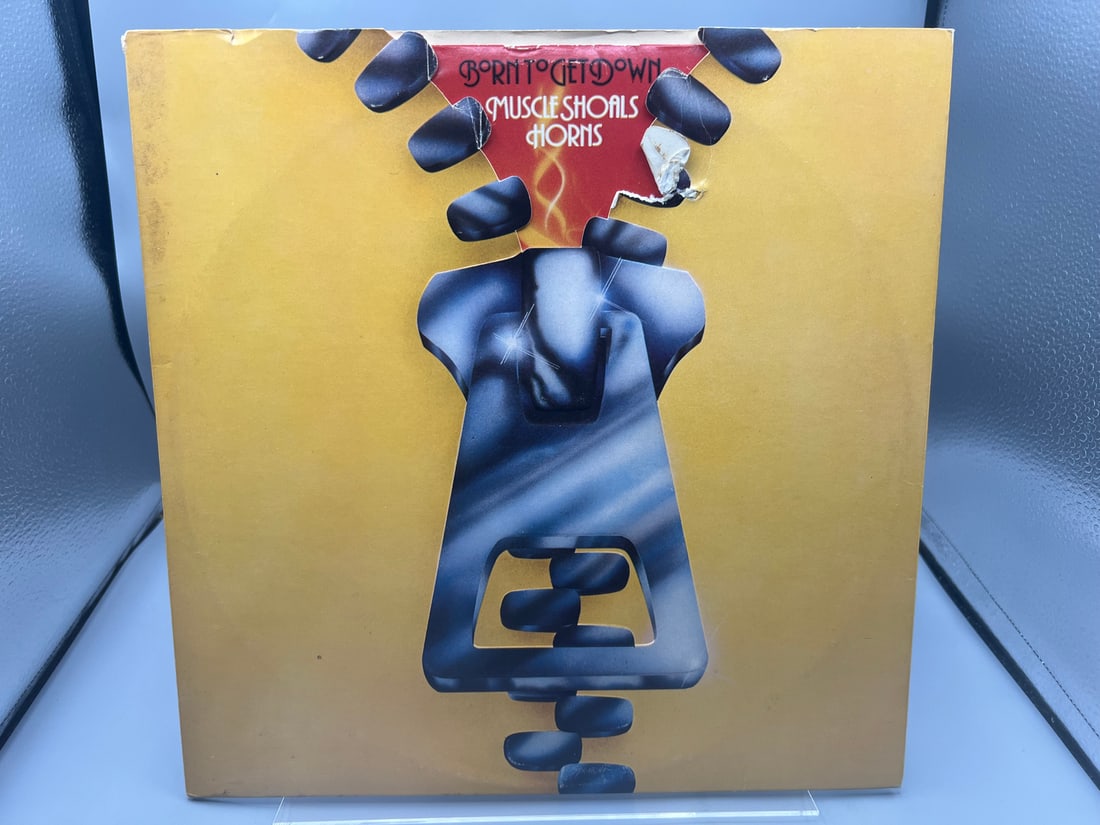 1976 Muscle Shoals Horns Born To Get Down Vinyl Album - BLP-403: 1976 Muscle Shoals Horns Born To Get Down Vinyl Album - BLP-403 - Records have not been tested by the auction house for play quality. All items are sold as is.