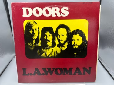 Unknown Release Date The Doors L.A. Woman Reissue Vinyl Album - EKS-75011-A SP - Slighty Warped