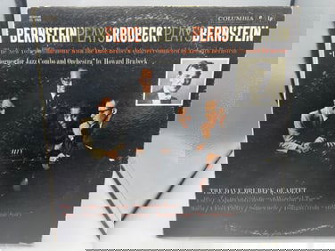 1960 The Dave Brubeck Quartet Bernstein Plays Brubeck Plays Bernstein Vinyl Album - CL 1466