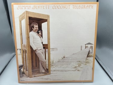 1980 Jimmy Buffett Coconut Telegraph Vinyl Album - MCA-5169