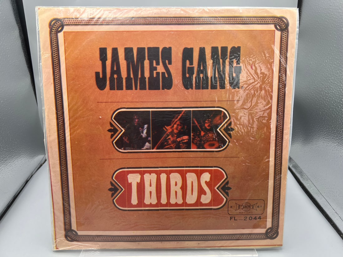Unknown Release Date James Gang Thirds Taiwan/China Release Vinyl Album - Tough to find - FL-2044: Unknown Release Date James Gang Thirds Taiwan/China Release Vinyl Album - Tough to find - FL-2044 - Records have not been tested by the auction house for play quality. All items are sold as is.