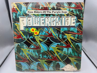 1972 New Riders of The Purple Sage Powerglide Vinyl Album - AL 31284