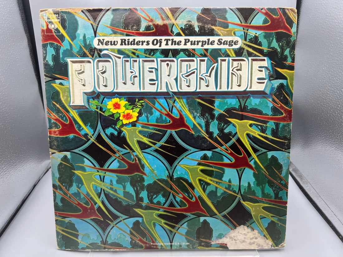 1972 New Riders of The Purple Sage Powerglide Vinyl Album - AL 31284: 1972 New Riders of The Purple Sage Powerglide Vinyl Album - AL 31284 - Records have not been tested by the auction house for play quality. All items are sold as is.