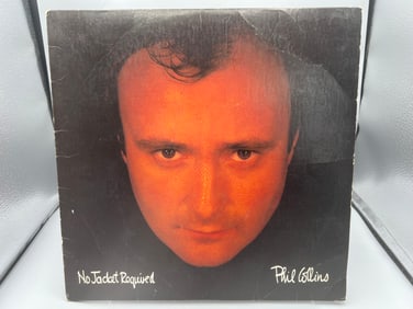 1985 Phil Collins No Jacket Required Vinyl Album - 81240-1-E