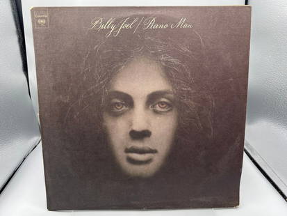 1973 Billy Joel Piano Man Vinyl Album - KC 32544: 1973 Billy Joel Piano Man Vinyl Album - KC 32544 - Records have not been tested by the auction house for play quality. All items are sold as is.