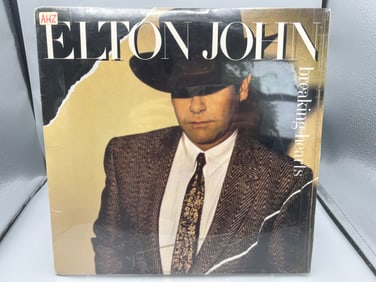 1984 Elton John Breaking Hearts Club Edition Vinyl Album - GHS 24031