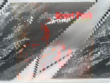 1971 Grand Funk Railroad Survival Repress Red Label Vinyl Album - SW-764