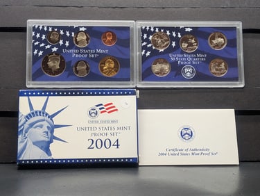 2004 -S U.S. Mint Proof Set In OGP With COA