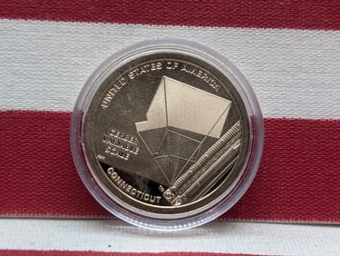2020-S Proof American Innovation Dollar, Connecticut (CT)