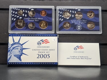 2005 -S U.S. Mint Proof Set In OGP With COA