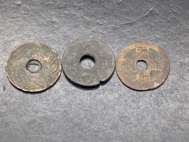 (3) Chinese  Cash Ten Coins