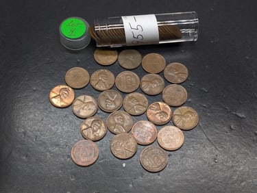 (50) 1955-S Lincoln Wheat Cents