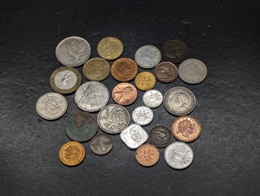 25 Unsearched World/Foreign Coins
