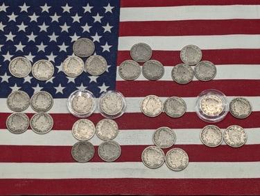 (30) V Nickels  1899-1909
