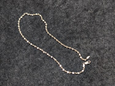 16" Sterling Silver Necklace, 7.8 Grams