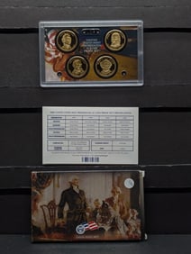 2008 S US Mint Presidential Golden Dollar Proof Set. OGP/COA
