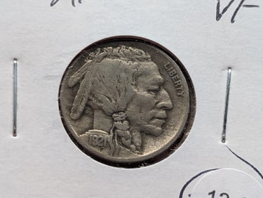 1921 Buffalo Nickel Semi-Key