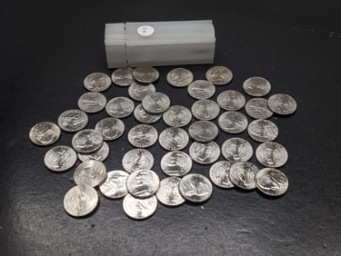 (40) 2004-D Jefferson Nickel BU Louisiana Purchase Handshake