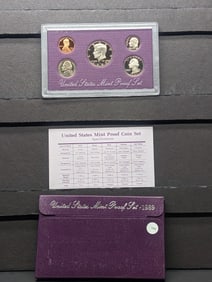 1989 -S U.S. Mint Proof Set In OGP w/COA