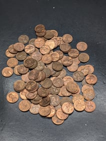 Approximately 100 1940 To 1958 Lincoln Wheat Cents