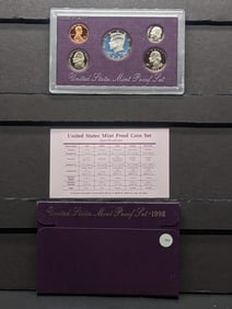 1992 -S U.S. Mint Proof Set In OGP w/COA