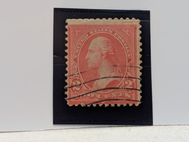 Scott # 248 Washington 2 Cent Stamp, Used