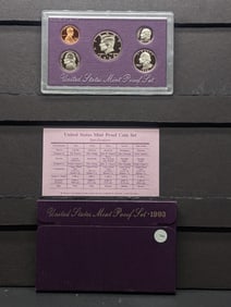 1993 -S U.S. Mint Proof Set In OGP w/COA