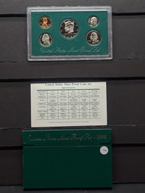 1996 -S U.S. Mint Proof Set In OGP w/COA