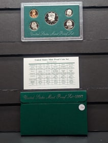 1997 -S U.S. Mint Proof Set In OGP w/COA
