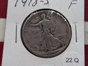 1918-S Walking Liberty Half Dollar