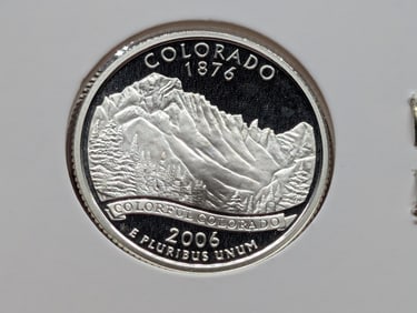 2006-S 90% Silver Proof State Quarter Colorado (CO)
