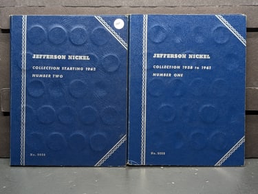 Lot of (2) Partial Jefferson Nickel Folders, (5) Silver, (69) Others, 74 Total