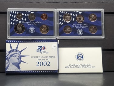 2002 -S U.S. Mint Proof Set In OGP With COA